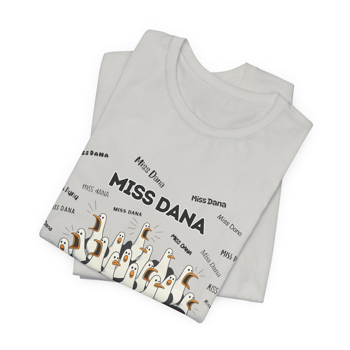 Miss Dana- Penguin Choir T-Shirt — Funny Teacher Personalized Tee