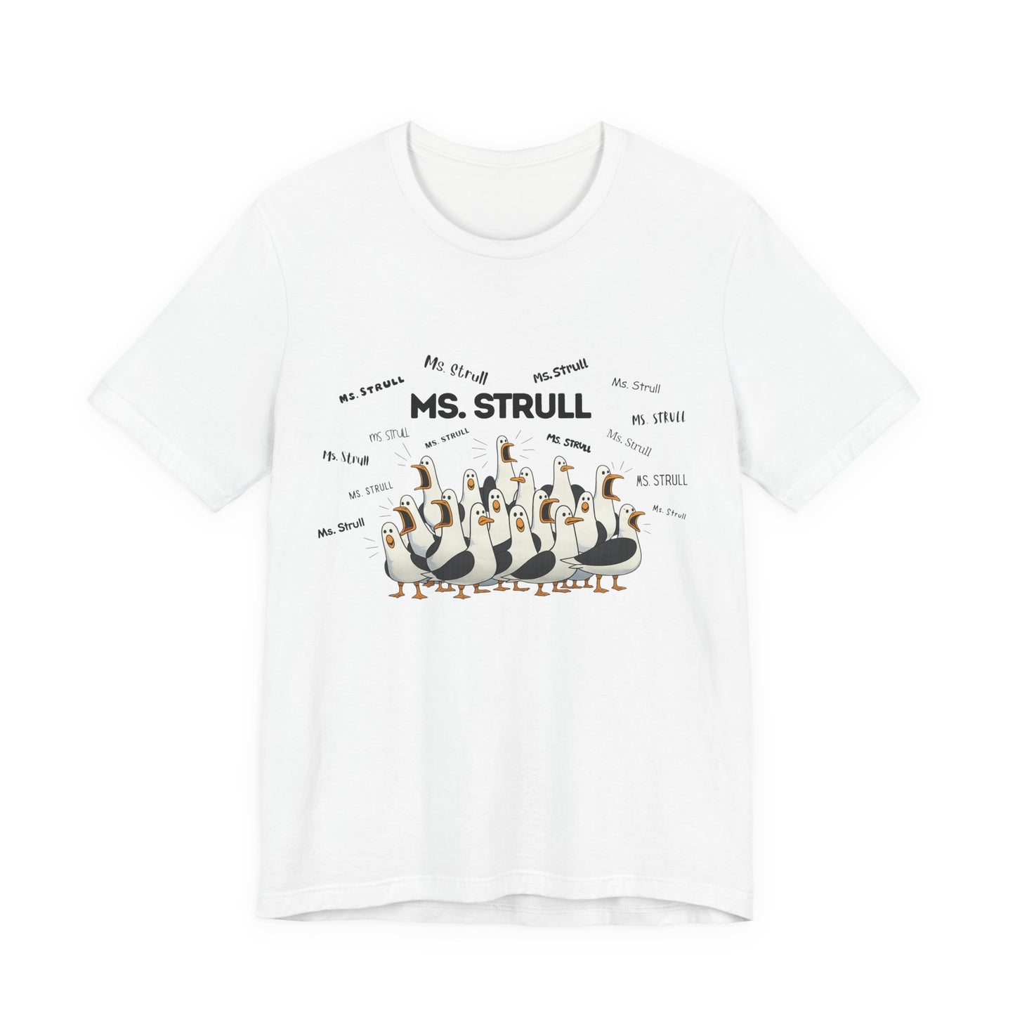 Mrs. Strull Penguin Choir T-Shirt — Funny Teacher Personalized Tee