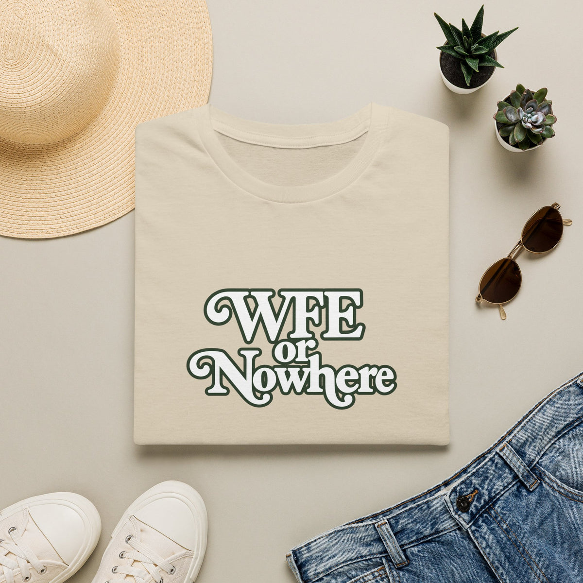 "WFE or Nowhere" -PLAIN- Softstyle T-Shirt