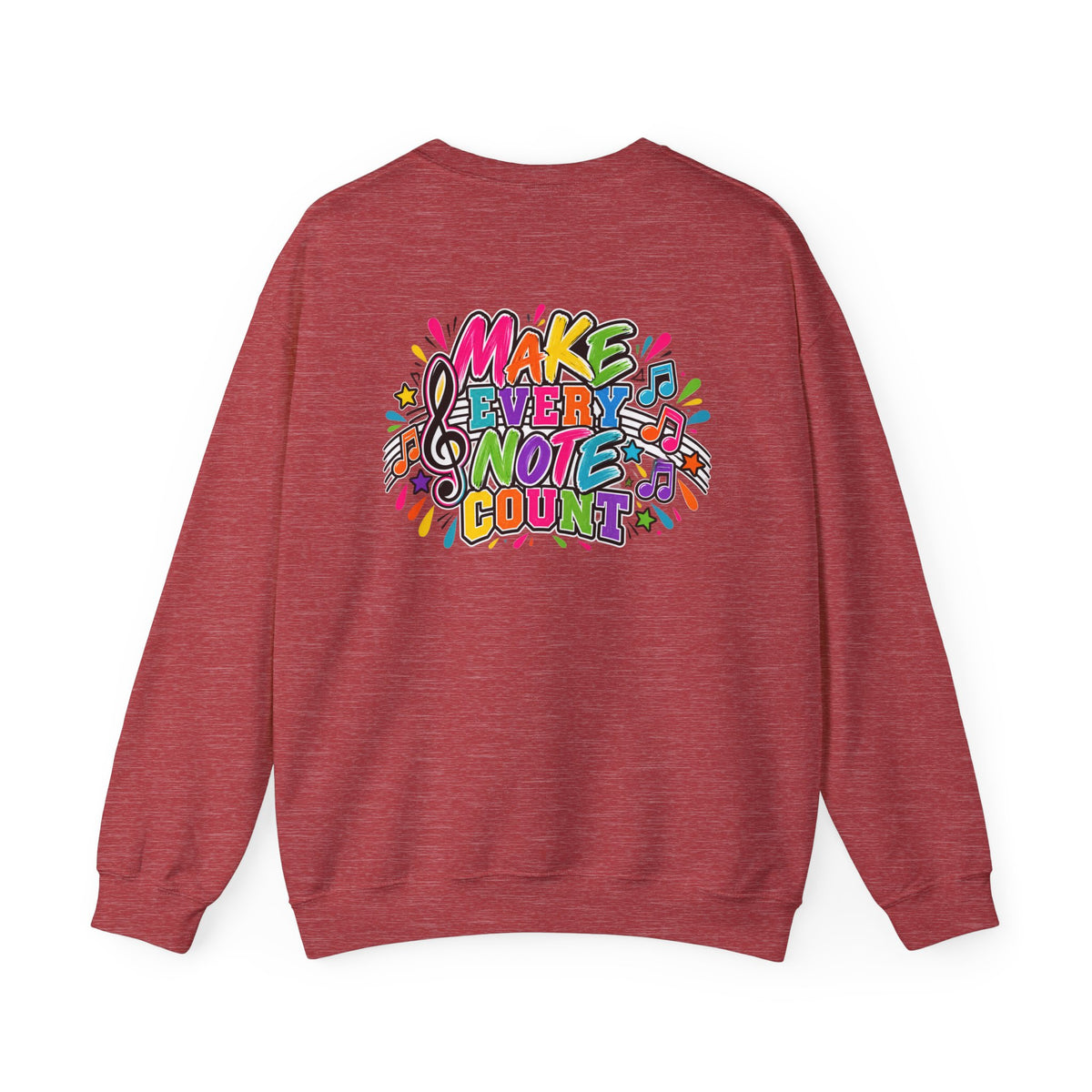 Moriches Music Sweatshirt — "Make Every Note Count" Crewneck
