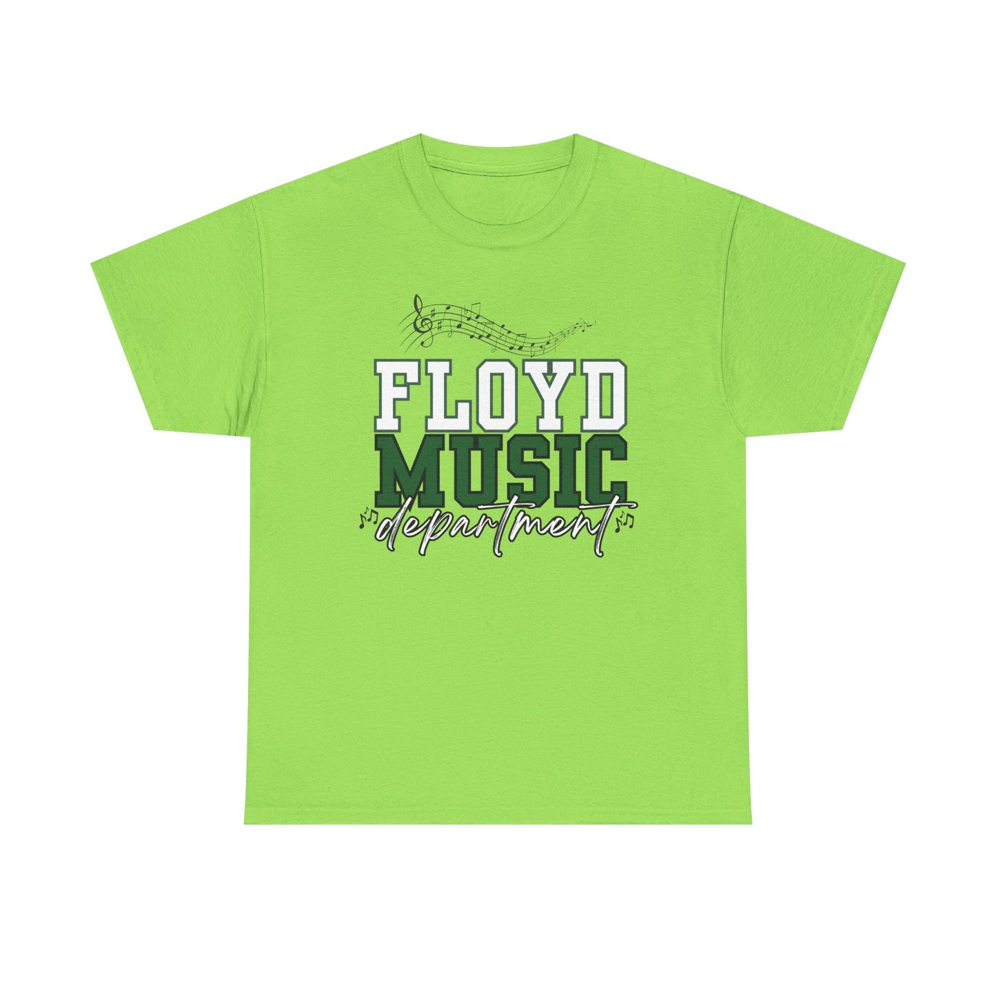 Floyd Music Heavy Cotton Tee - "Music is the Soundtrack of Your Life" Unisex T-Shirt- Floyd Strong