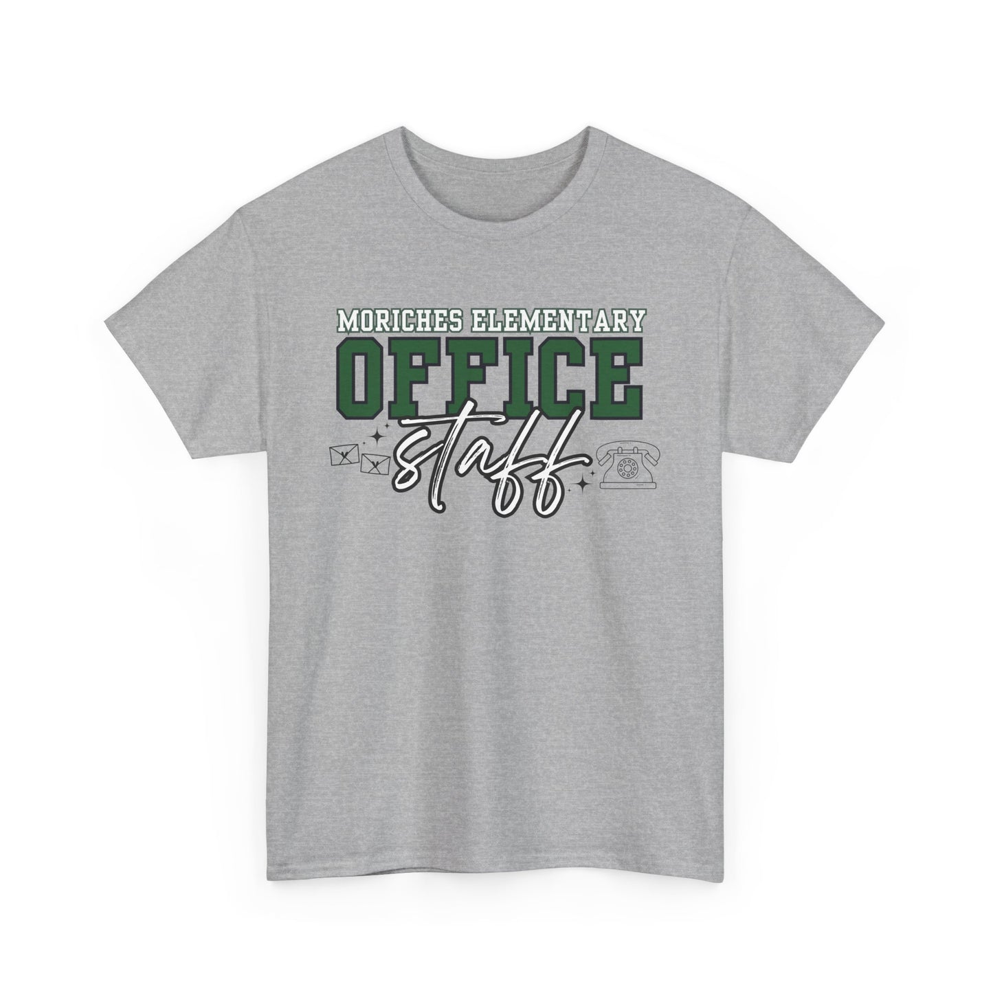 Moriches Office Staff Unisex Heavy Cotton Tee - Heart & Soul of Moriches Design