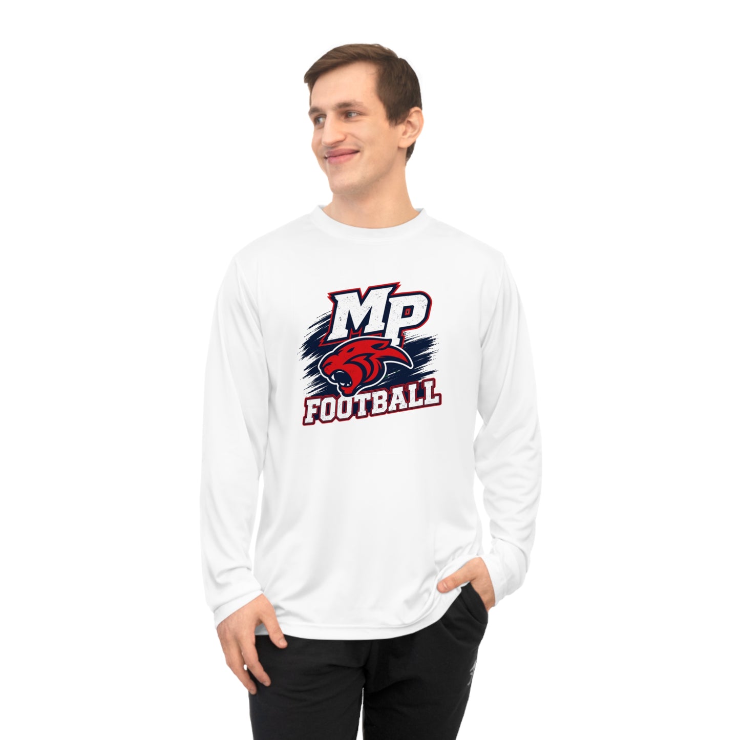 MP Football Long Sleeve Moisture Wicking Performance Shirt