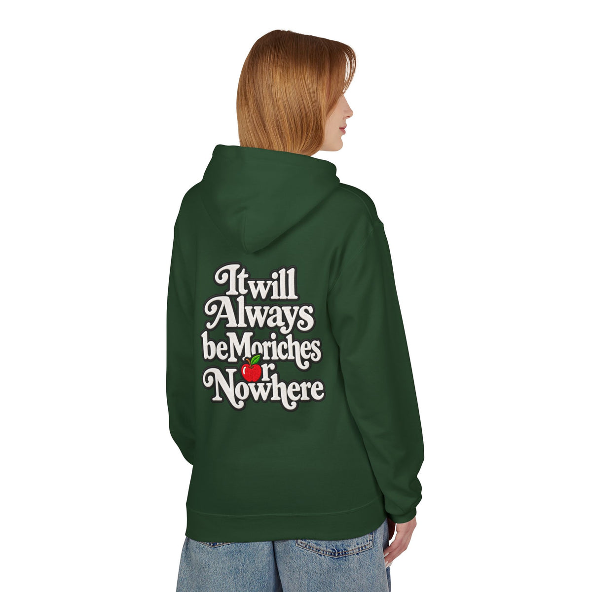 "MES or Nowhere" w/ apple- Moriches Hoodie