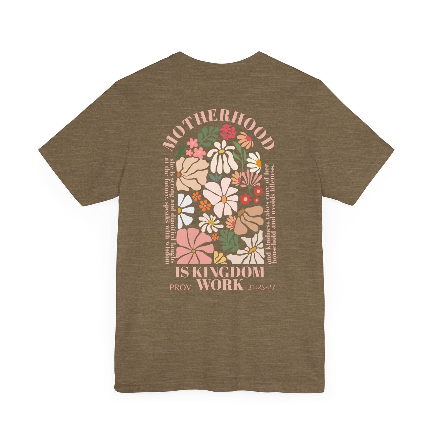 Inspirational Motherhood Graphic Tee – Comfortable Unisex Jersey Short Sleeve Shirt