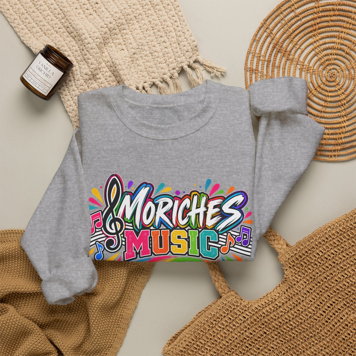 Moriches Music Sweatshirt — "Make Every Note Count" Crewneck