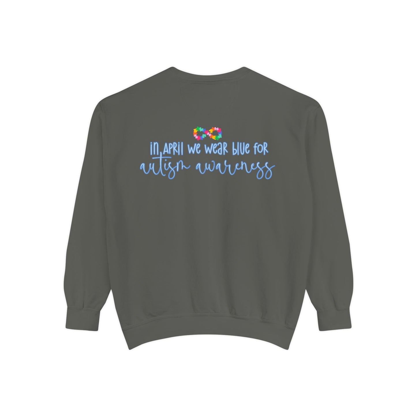 Autism Awareness Puzzle Piece & Ribbon Sweatshirt — Awareness Collection