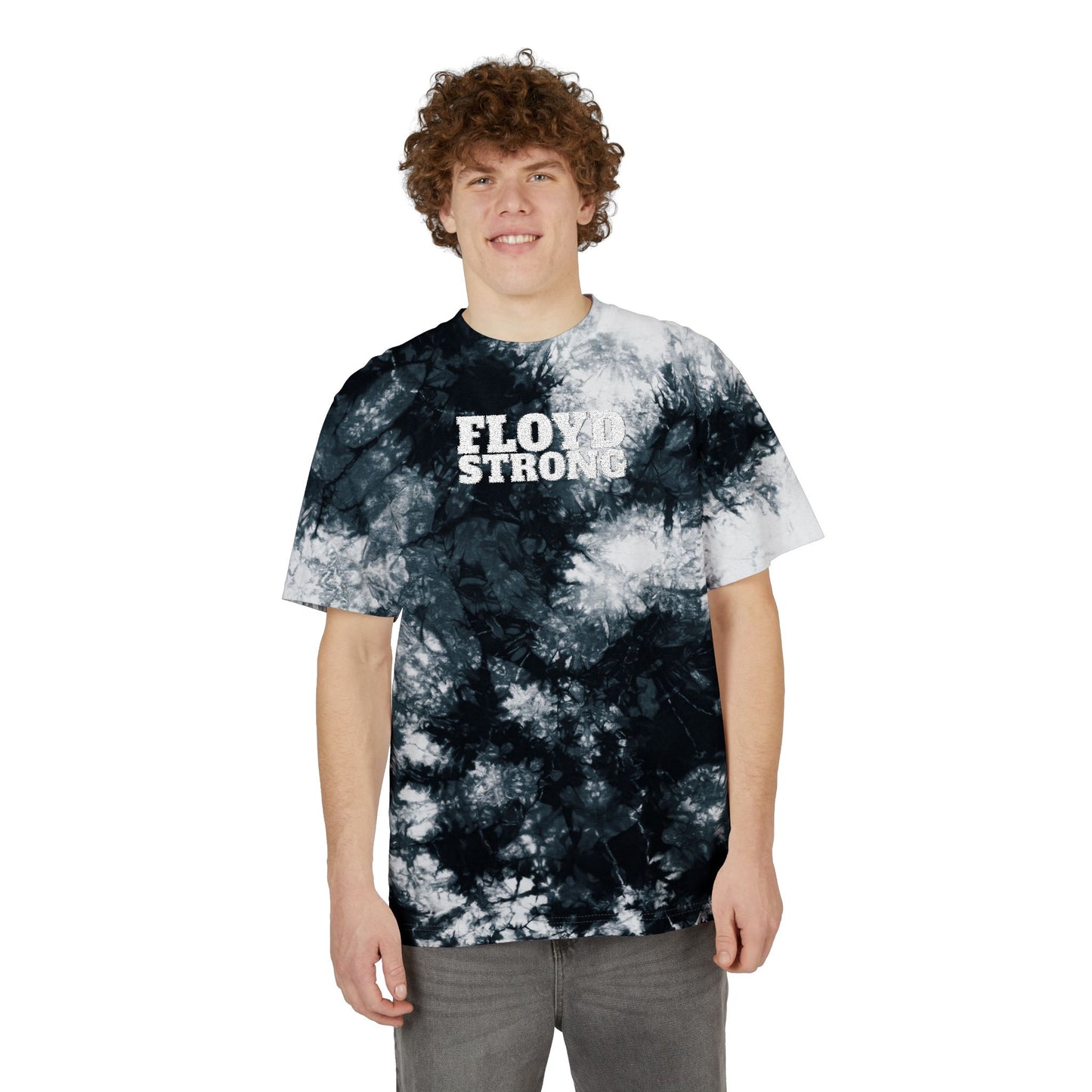 FLOYD STRONG Tie-Dye T-Shirt -Embroidered