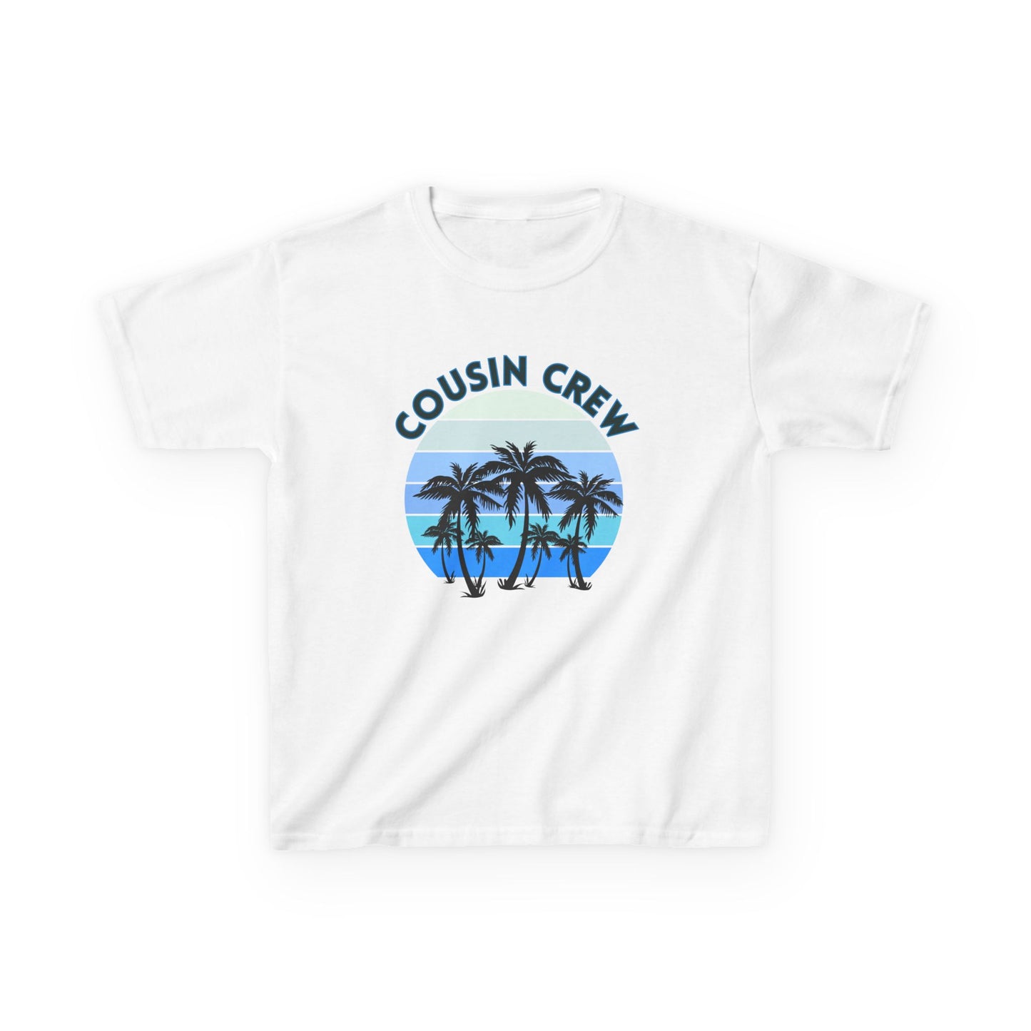 Cool Cousin Crew Kids Tee - Summer Fun, Family Gatherings, Beach Days, Mini Collection