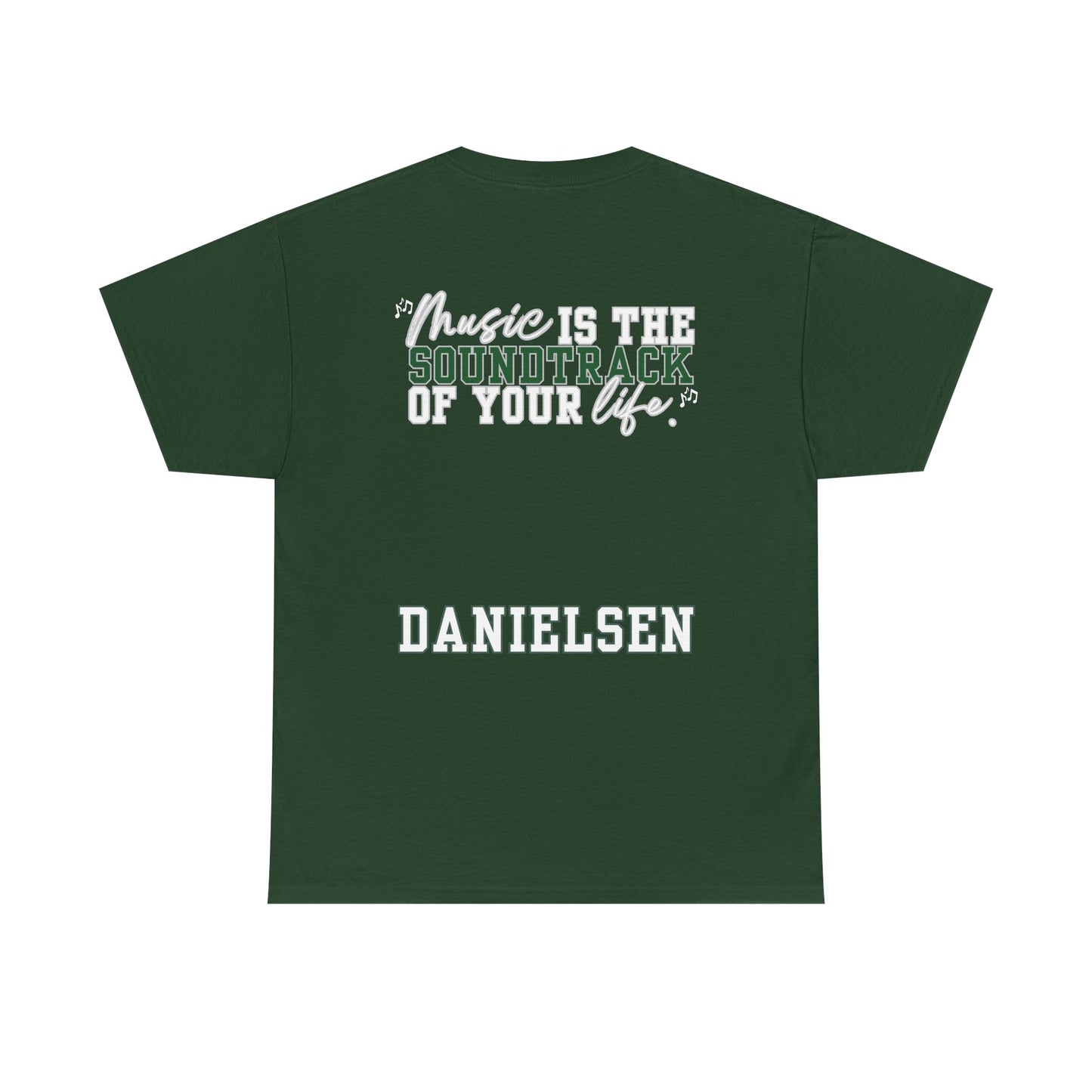Danielsen- Floyd Music Heavy Cotton Tee - "Music is the Soundtrack of Your Life" Unisex T-Shirt- Personalized