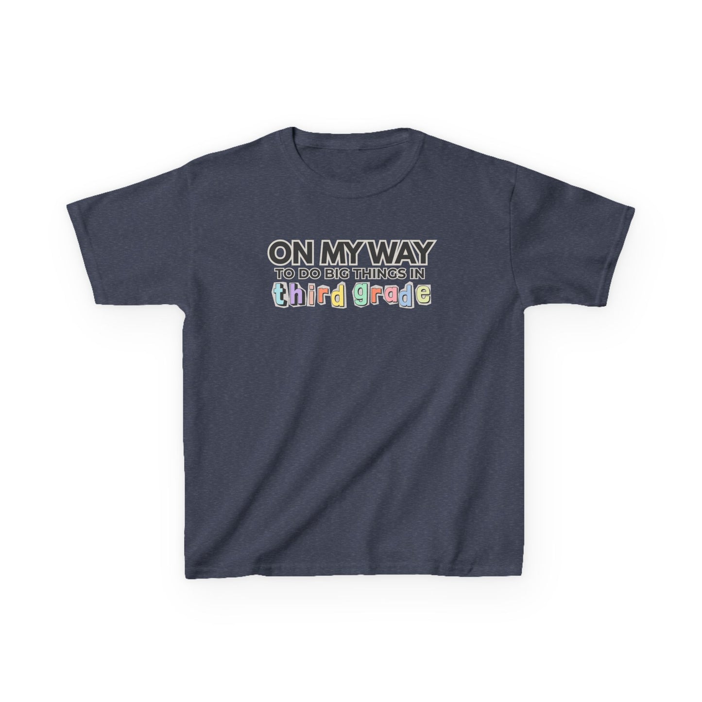 Big Things in 3rd Grade- Kids Back to School Shirt