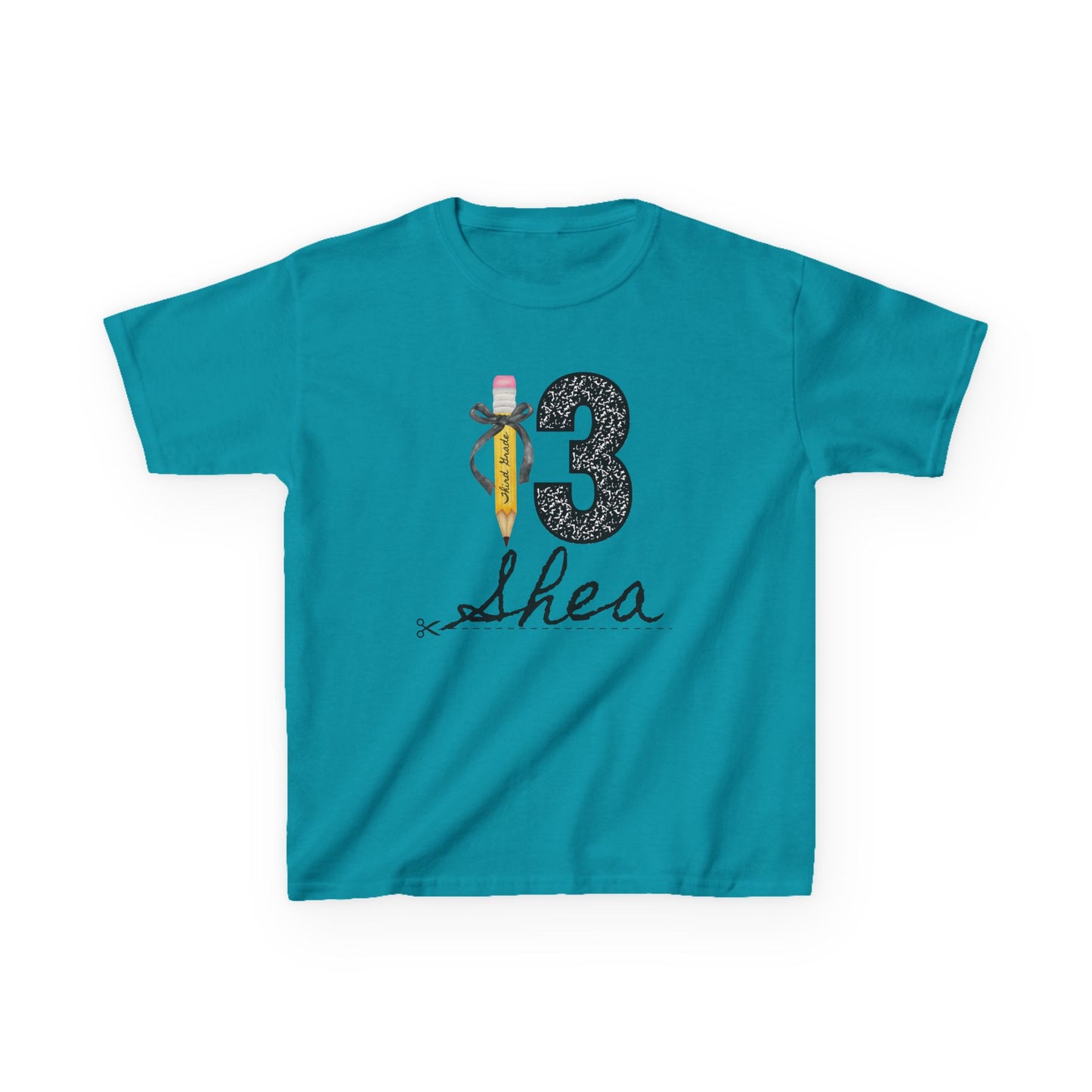 3rd Grade- Personalized Kids Tee - Back to School