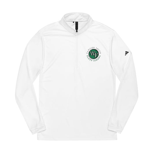 Tangier Smith- adidas® Embroidered Quarter-Zip Pullover - Stylish Athletic Wear for All Seasons