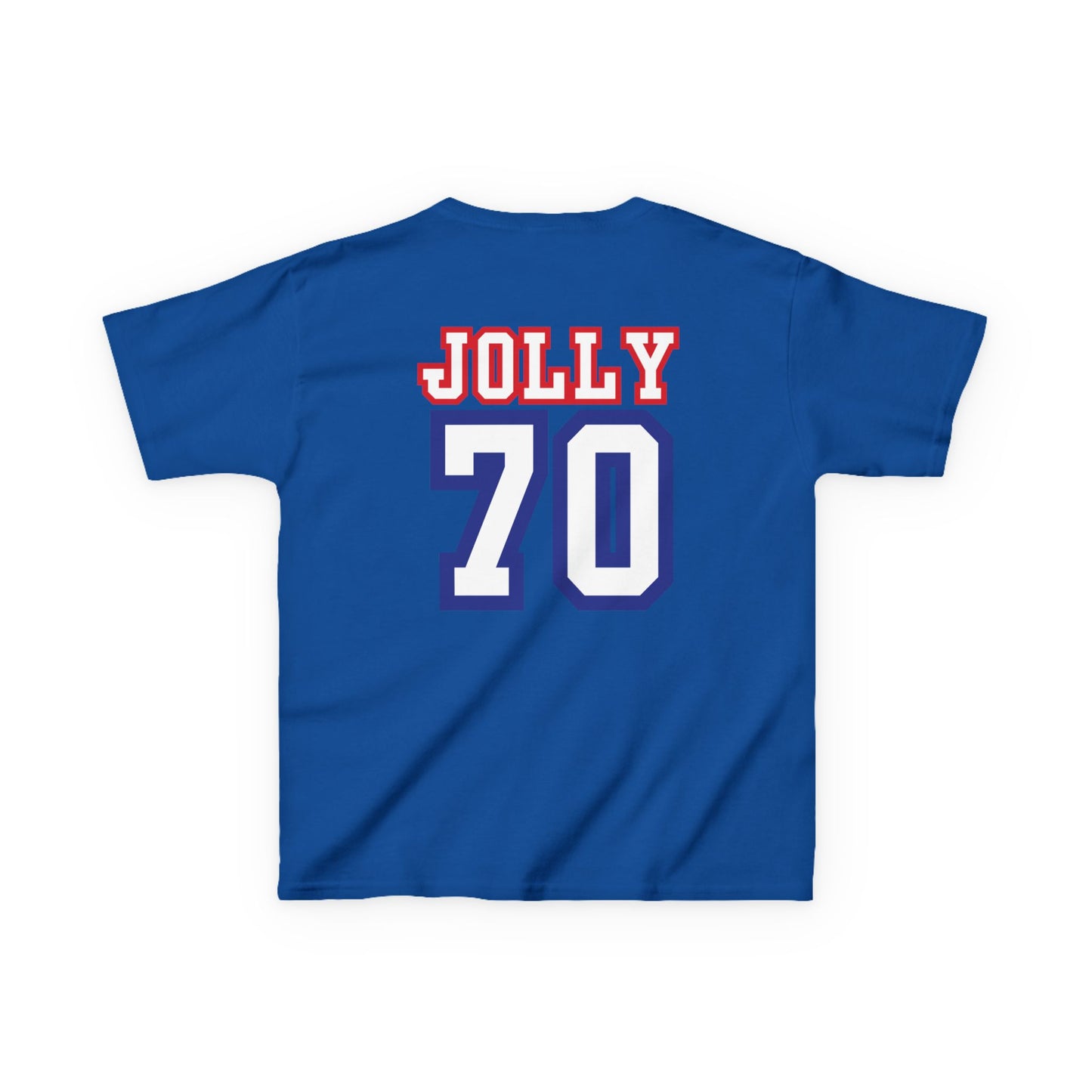 Custom Grandpa's Biggest Fans Kids T-Shirt - Jolly 70 Design, Perfect for Family Gatherings!
