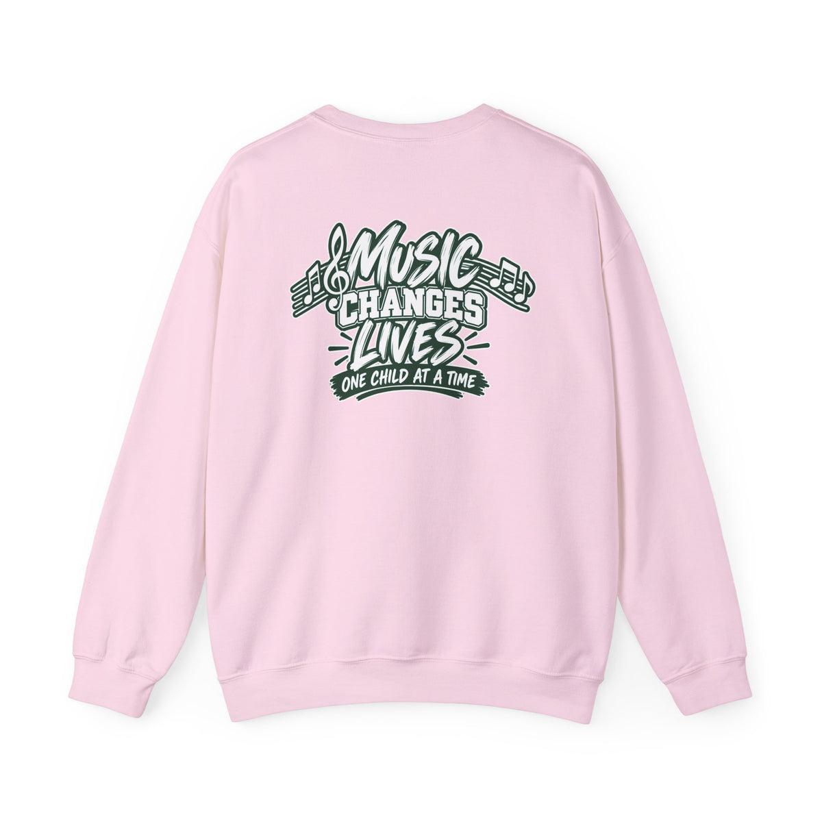 Moriches Music Sweatshirt — "Music Changes Lives One Child at a Time" Crewneck