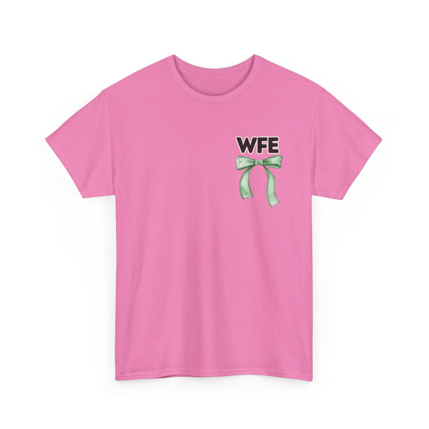 WFE Nurse Assistant and Bows- Unisex Heavy Cotton Tee with Bow Design