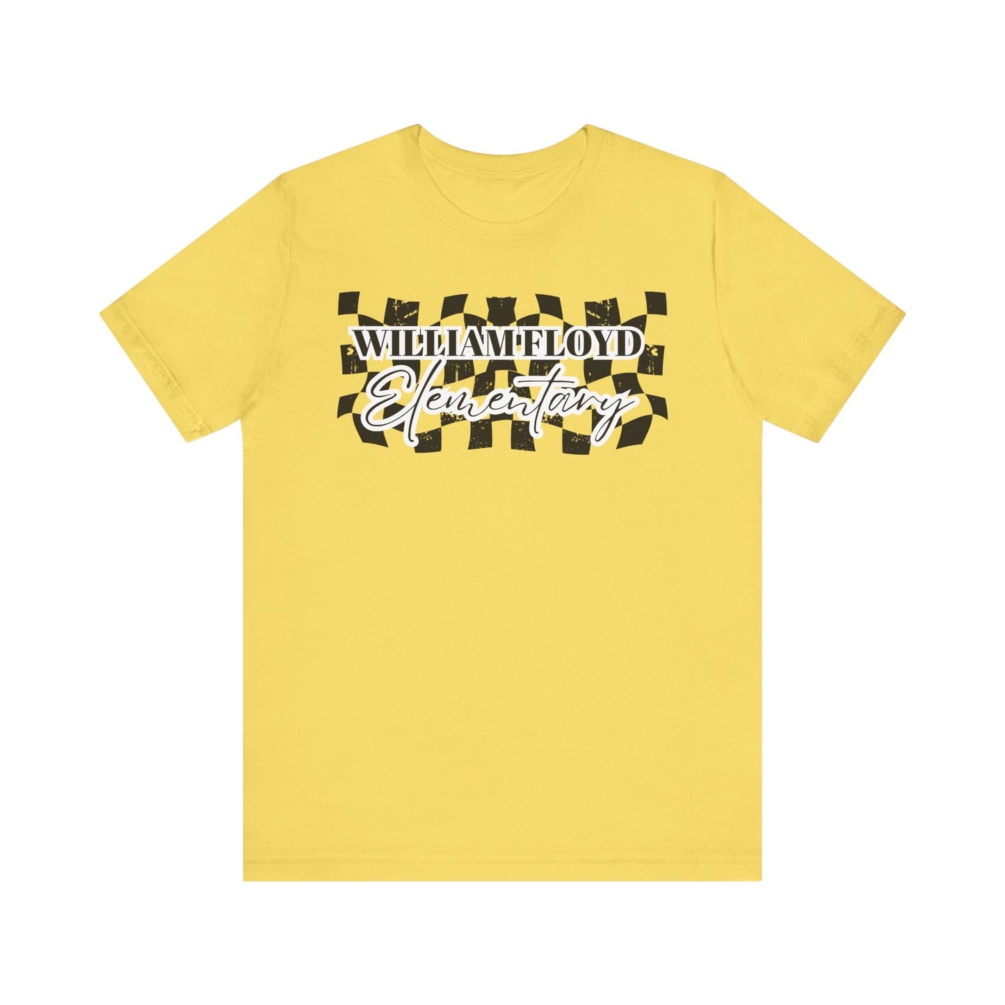 WFE Checkered Logo Unisex Jersey Tee