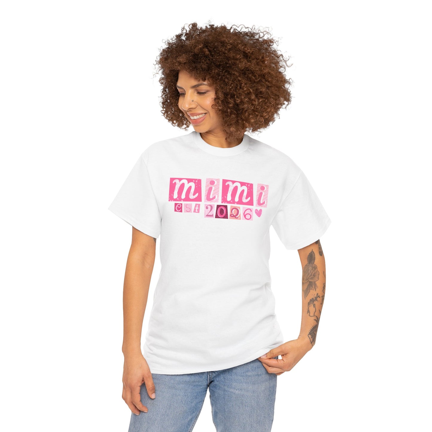 Mimi est 2026 Unisex Heavy Cotton Tee - Mother's Day