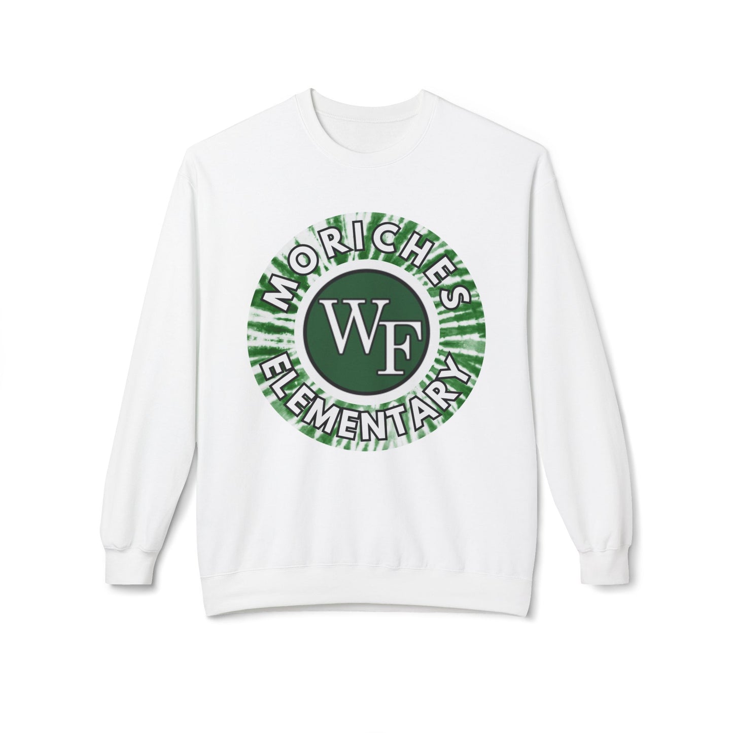 Moriches Tie Dye Logo-  Fleece Crewneck Sweatshirt