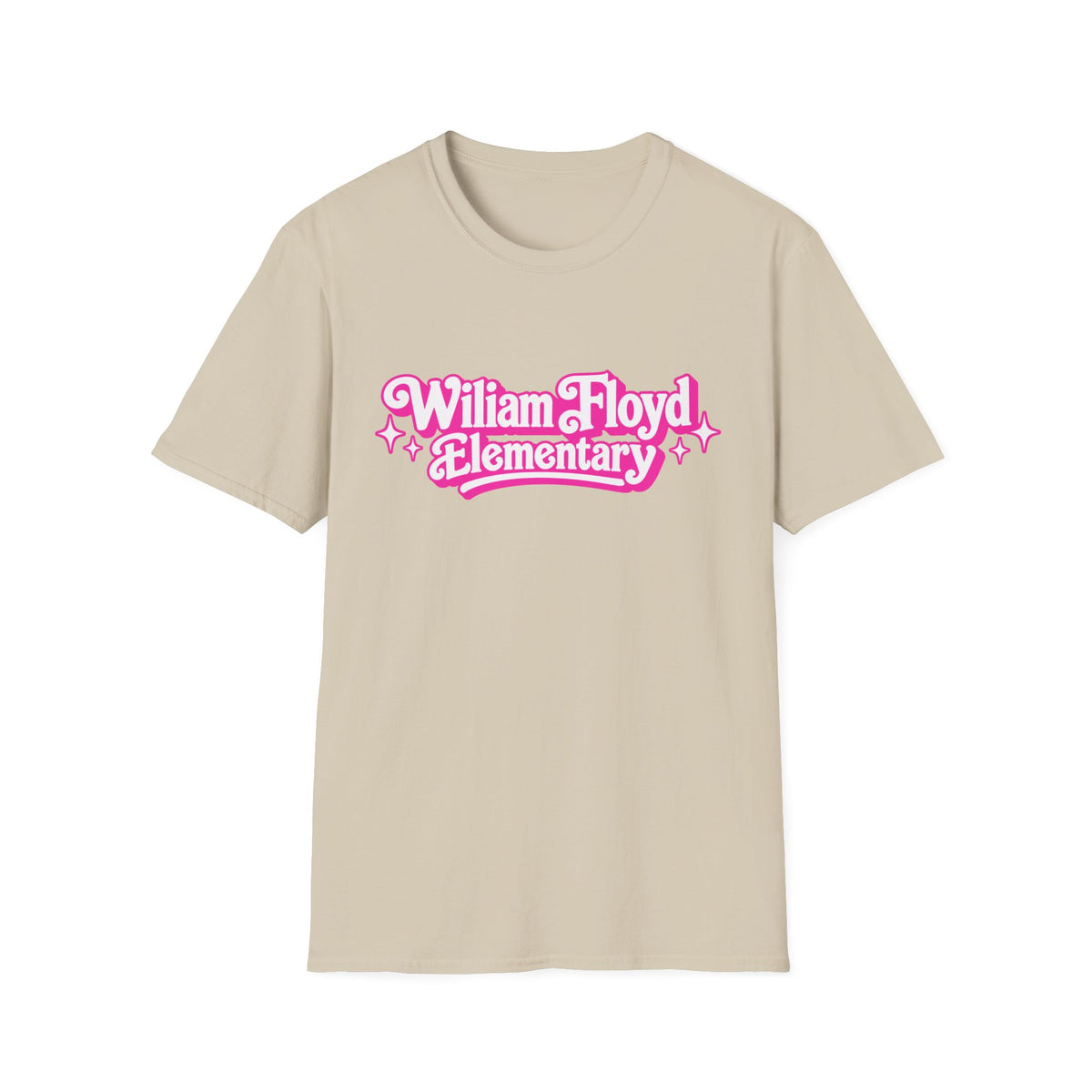 WFE Barbie (w/sparkles) -Breast Cancer Awareness Tee, Unisex Softstyle T-Shirt