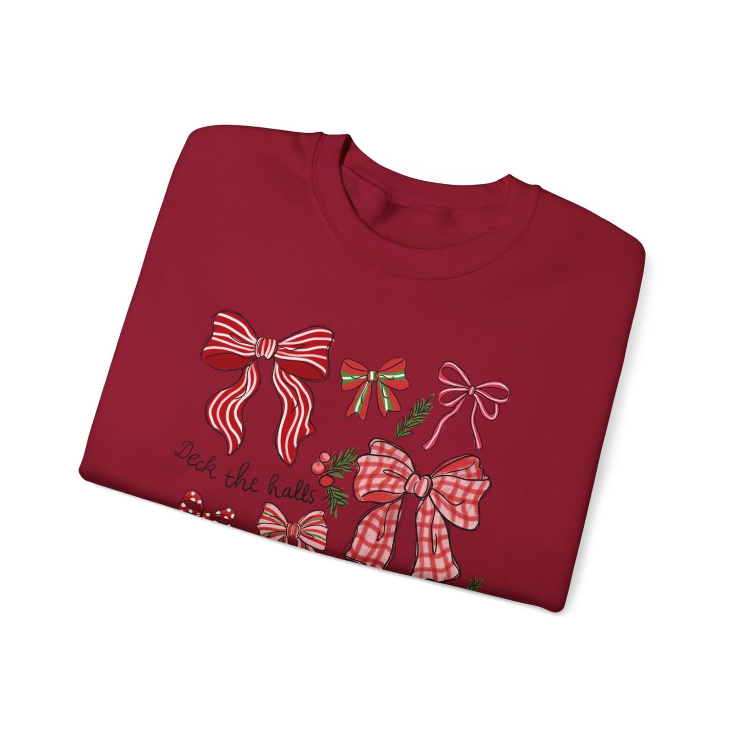 Holly Jolly Bows Christmas Crewneck