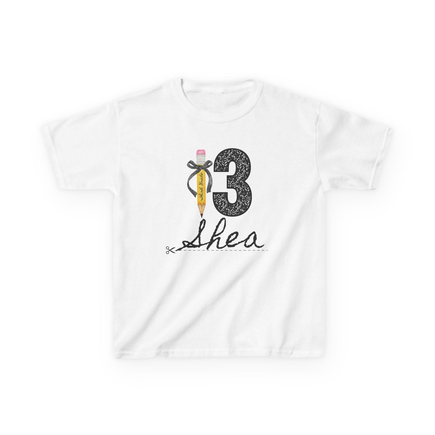 3rd Grade- Personalized Kids Tee - Back to School