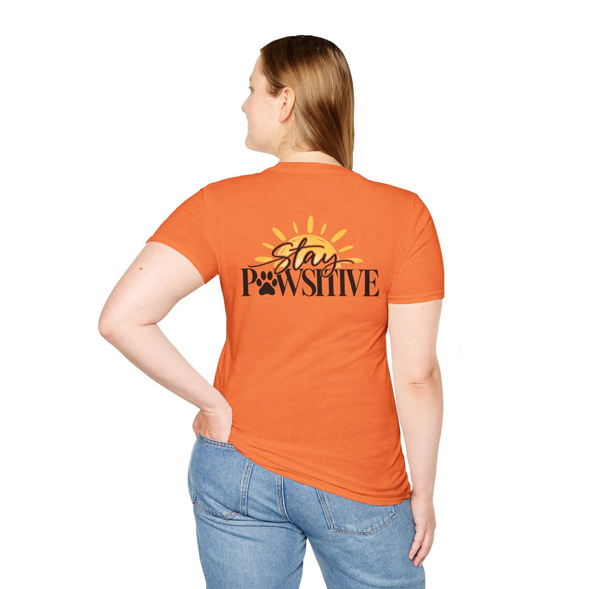 Hound & Home "Stay Pawsitive" — T-Shirt