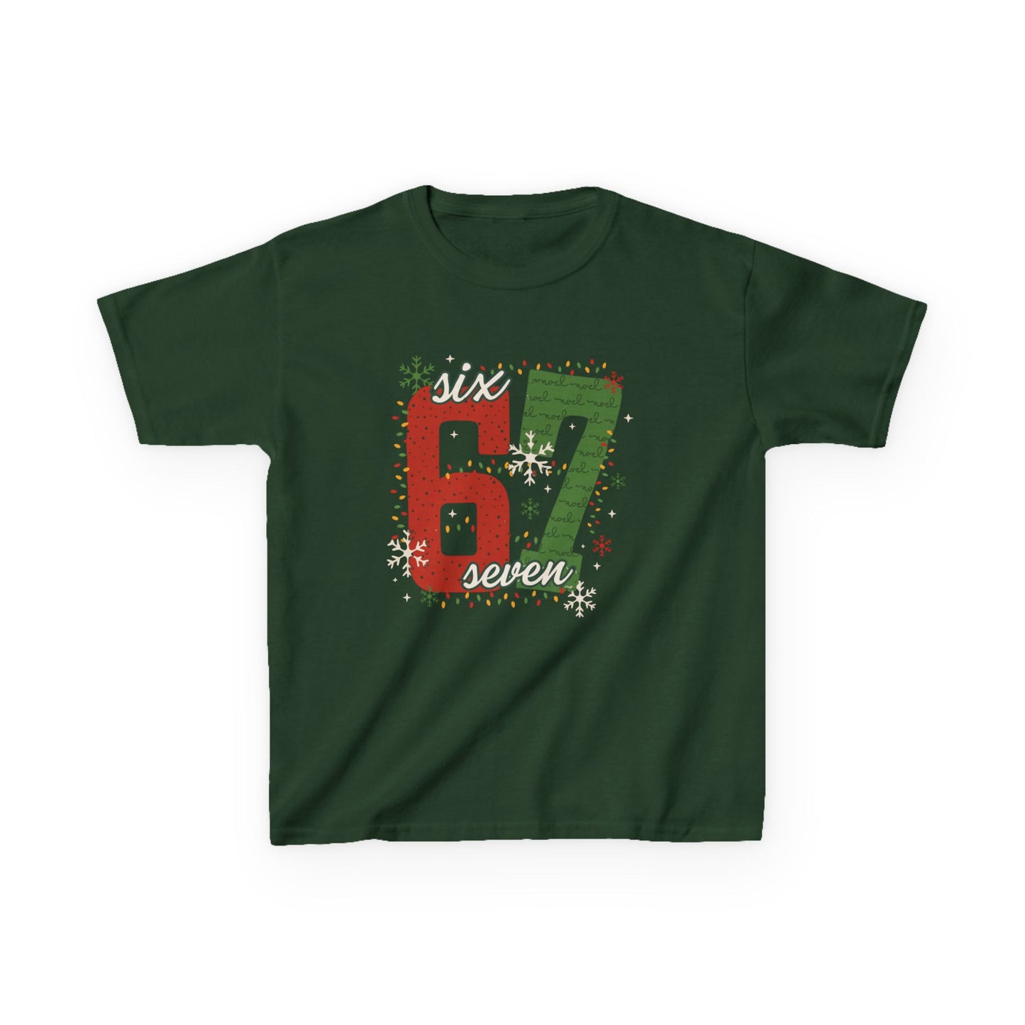 Kids '67' Christmas Number Graphic Tee — Youth- Christmas