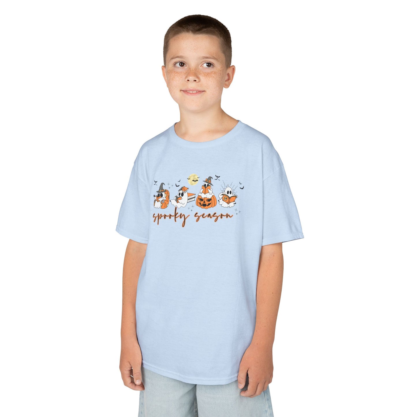 Spooky Season- Reading Ghosts- Halloween - Kids Cotton™ Tee