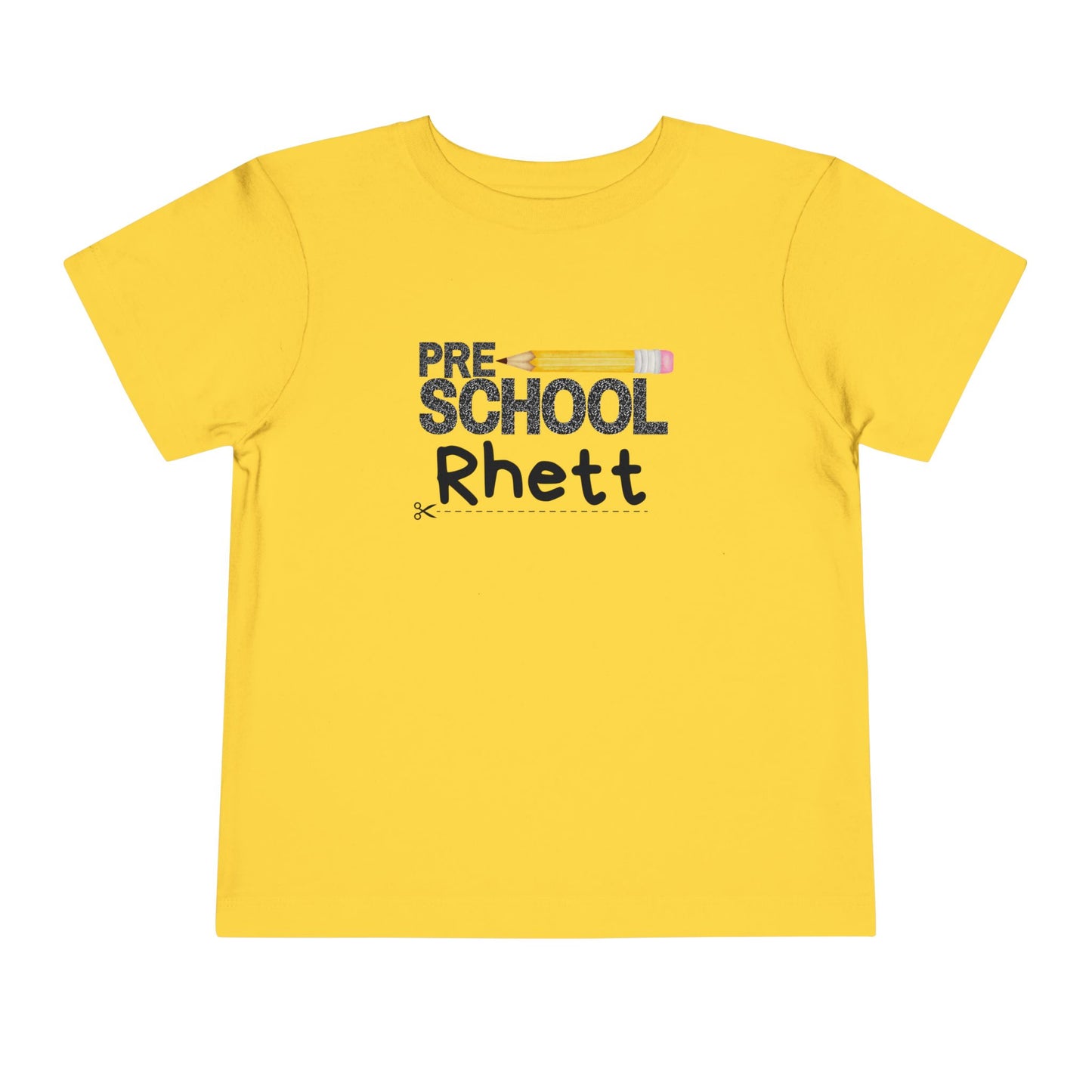 Preschool Boy Toddler Tee- Personalized - Back to School Shirt for Kids