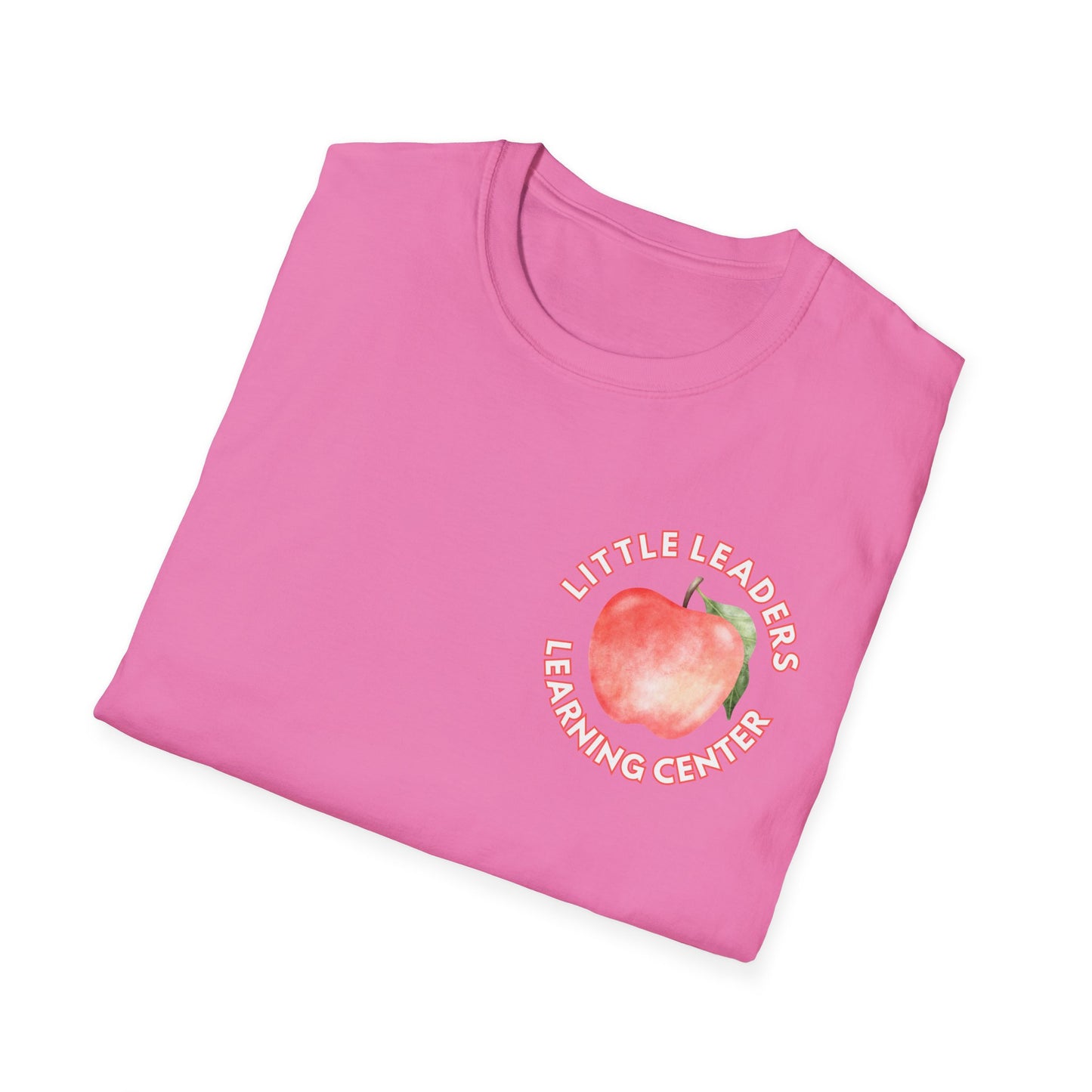 Little Leaders Teacher w/ Apple Design Unisex Softstyle T-Shirt