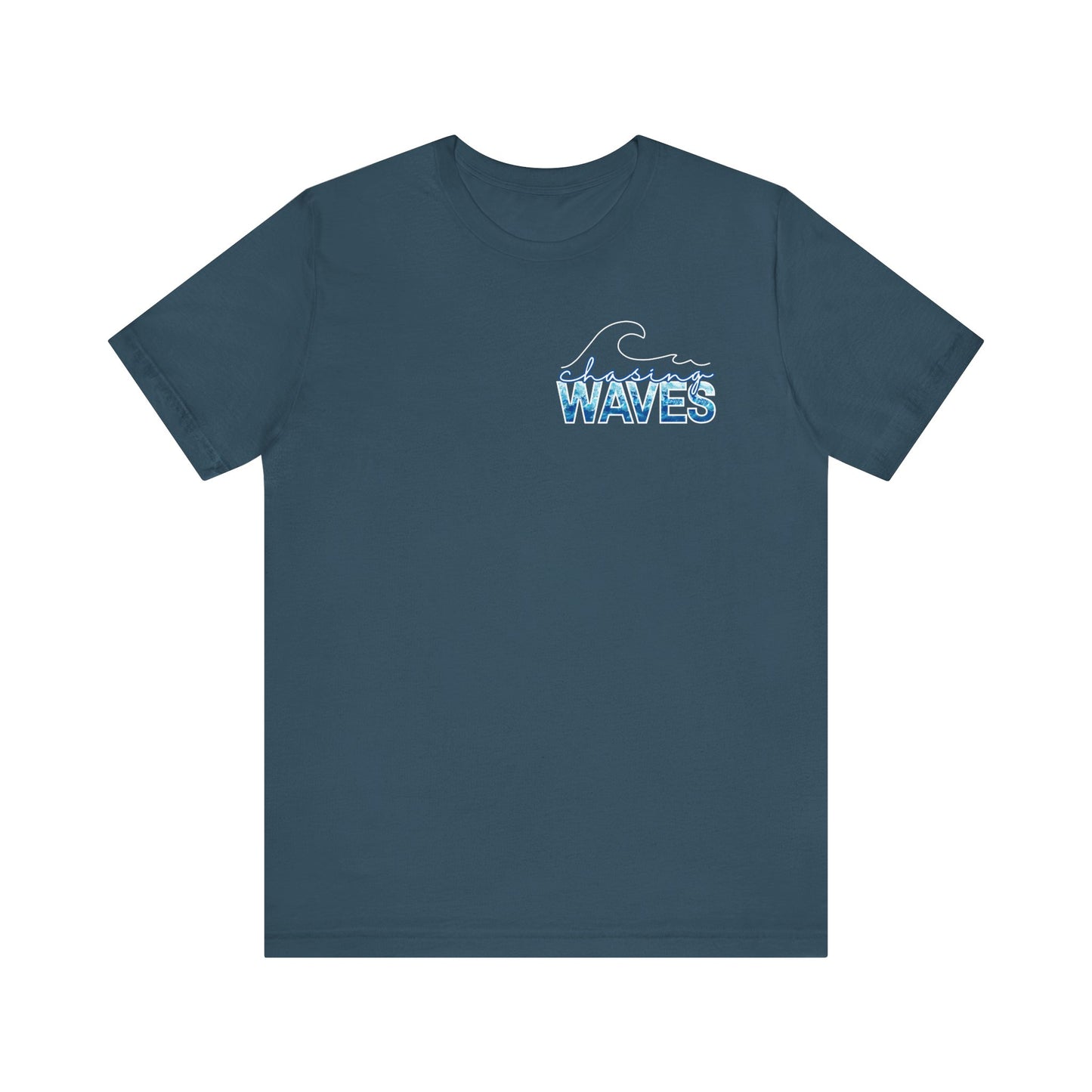 Chasing Waves -- Unisex Summer Shirt, Beachwear, Vacation Top, Summer Nights Apparel