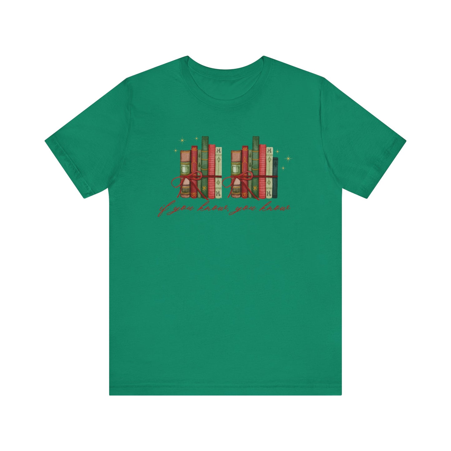 6-7 Books, "if you know you know"— Christmas Unisex T‑Shirt