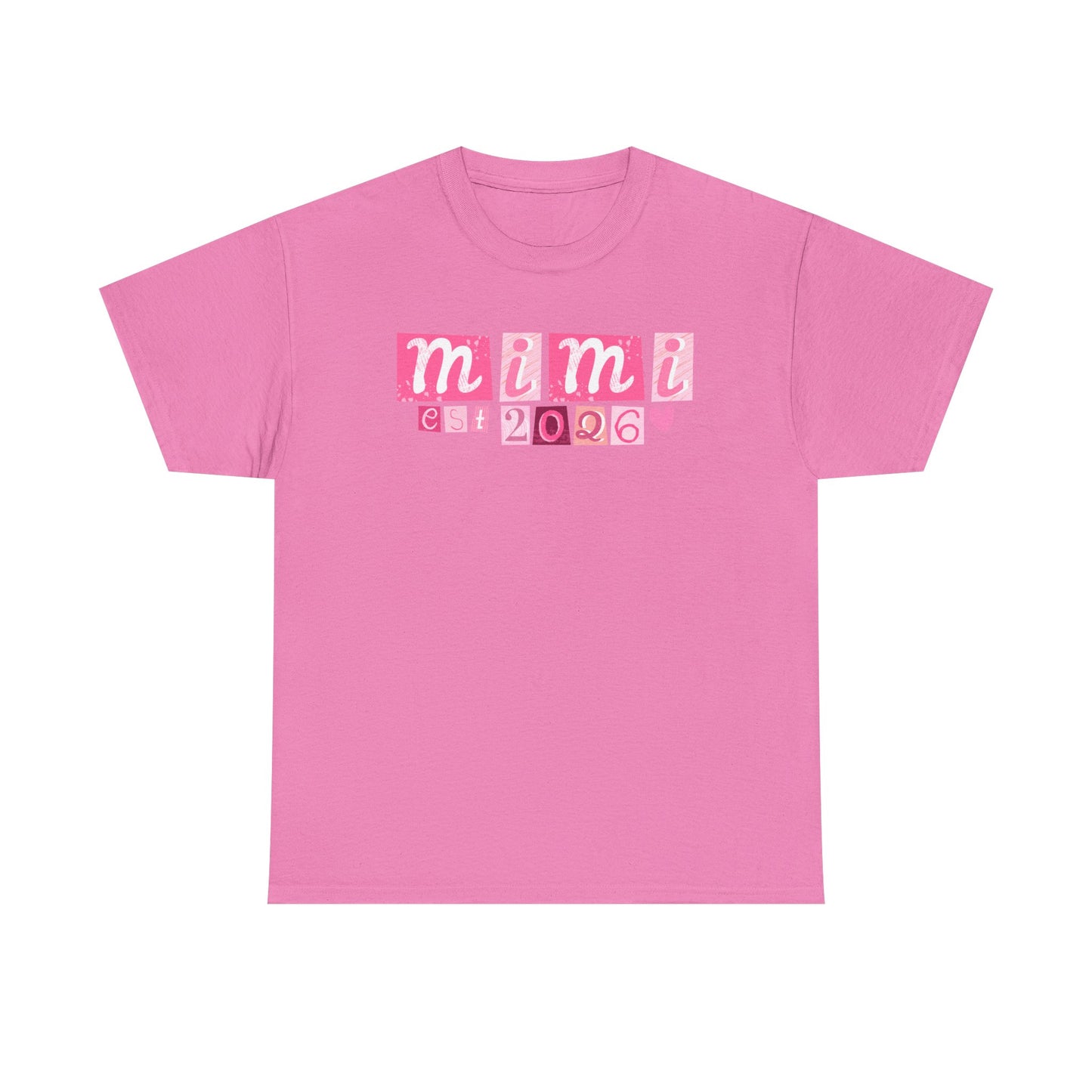 Mimi est 2026 Unisex Heavy Cotton Tee - Mother's Day