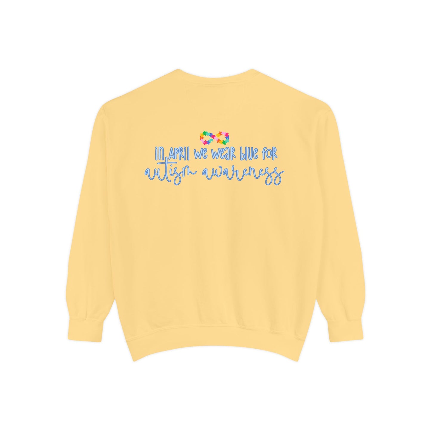 Autism Awareness Puzzle Piece & Ribbon Sweatshirt — Awareness Collection