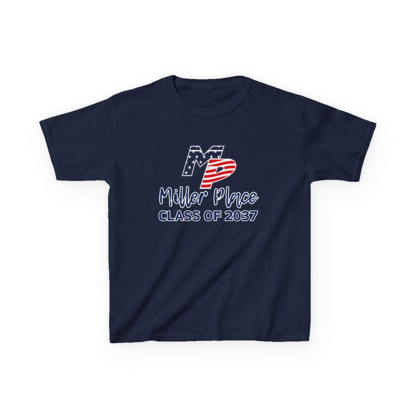 Miller Place Class of 2037 Kids Heavy Cotton Tee