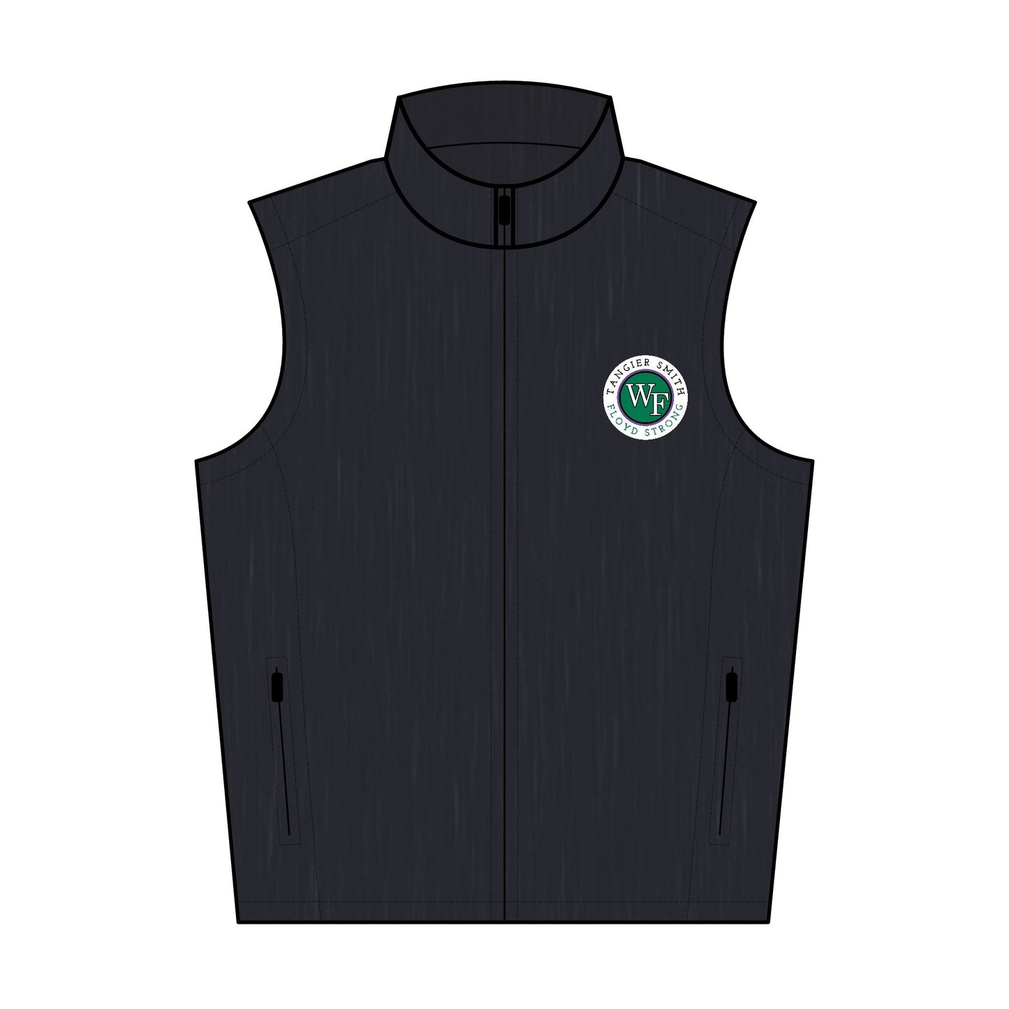 Tangier Smith Men's Soft Shell Vest, Embroidered Outdoor Vest