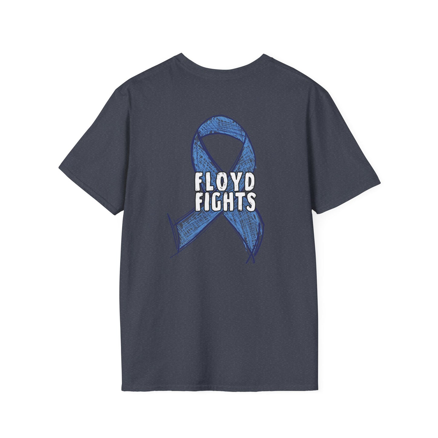 FLOYD FIGHTS Ribbon Diabetes Awareness T-Shirt | Softstyle Tee