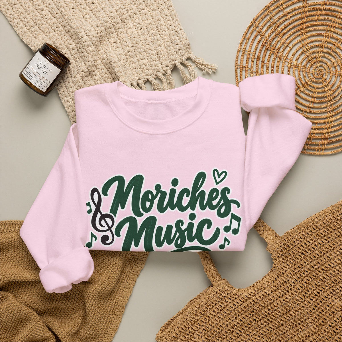 Moriches Music Sweatshirt — "Music Can Change the World" Crewneck