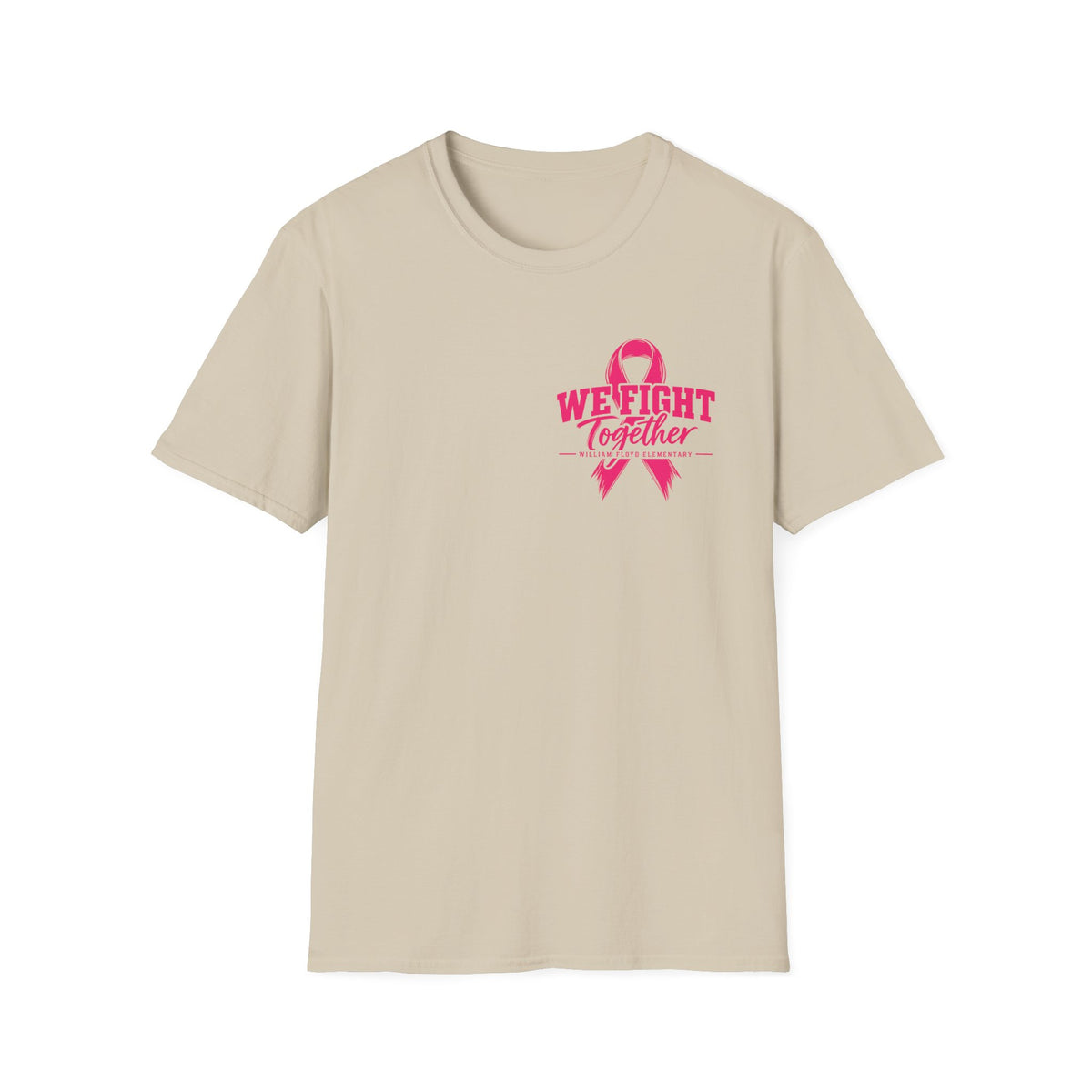 WFE- "We Fight Together"-Breast Cancer Awareness Tee, Unisex Softstyle T-Shirt