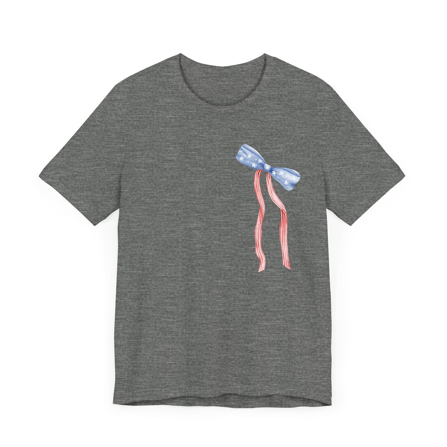 Land of the Free Tee with Bow | Perfect for all of America's Holidays