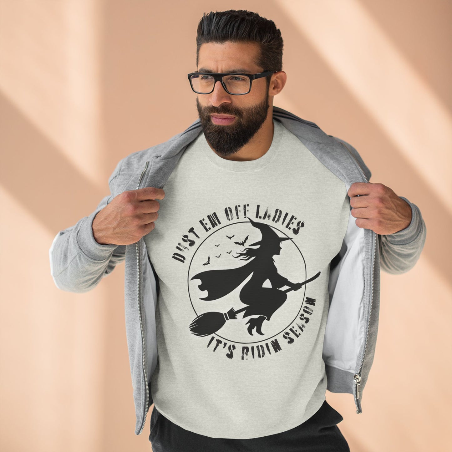 Halloween Witch Sweatshirt, Cozy Unisex Crewneck