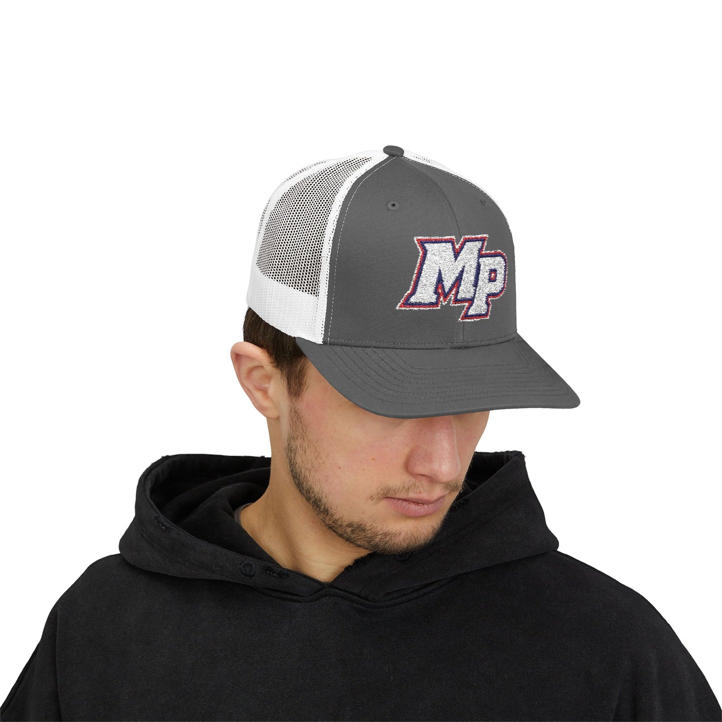 MP Football Logo Embroidered Trucker Cap
