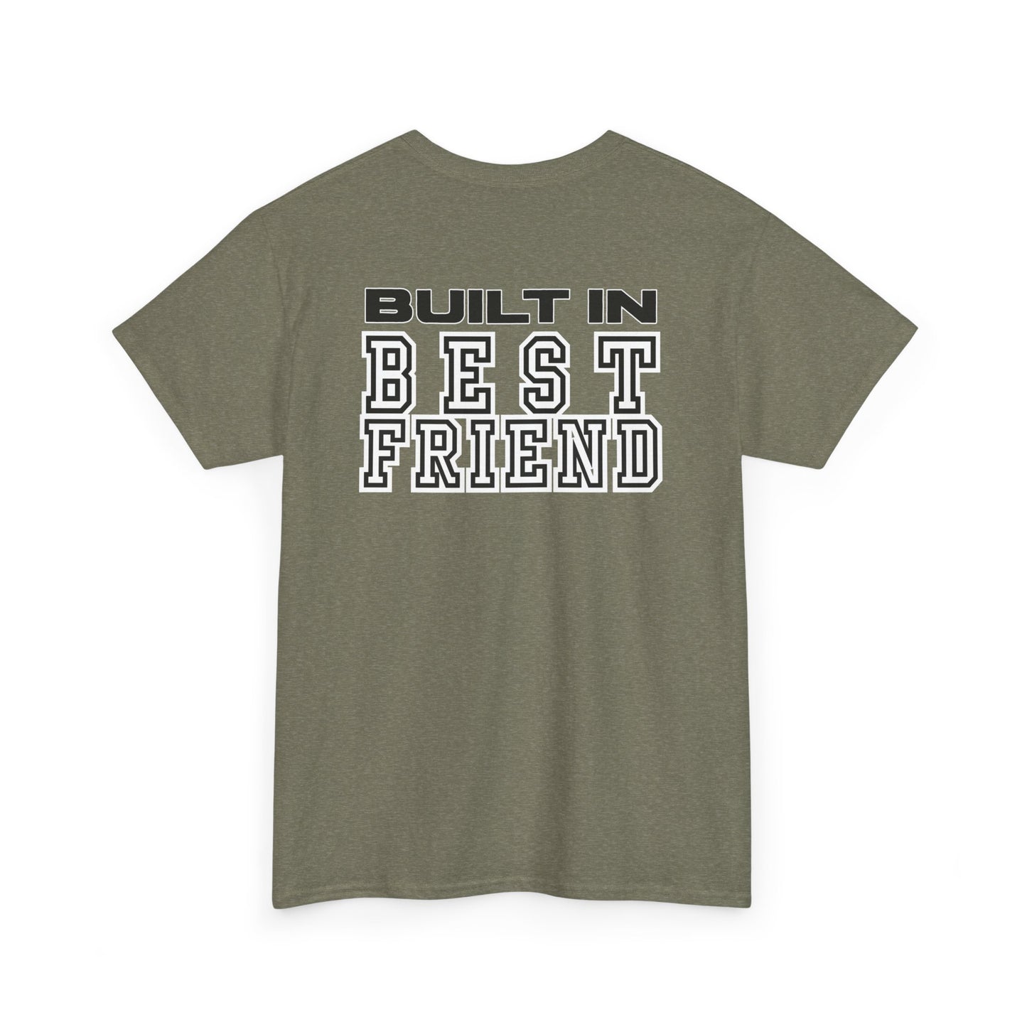 Built in Best Friend - Dad- Unisex Heavy Cotton Tee - Fatherhood