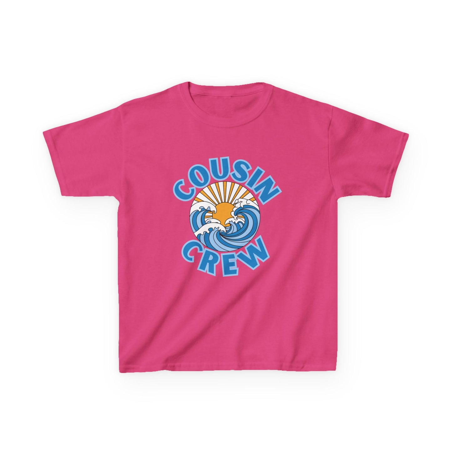 Cool Cousin Crew Kids Tee - Summer Fun, Family Gatherings, Beach Days, Mini Collection