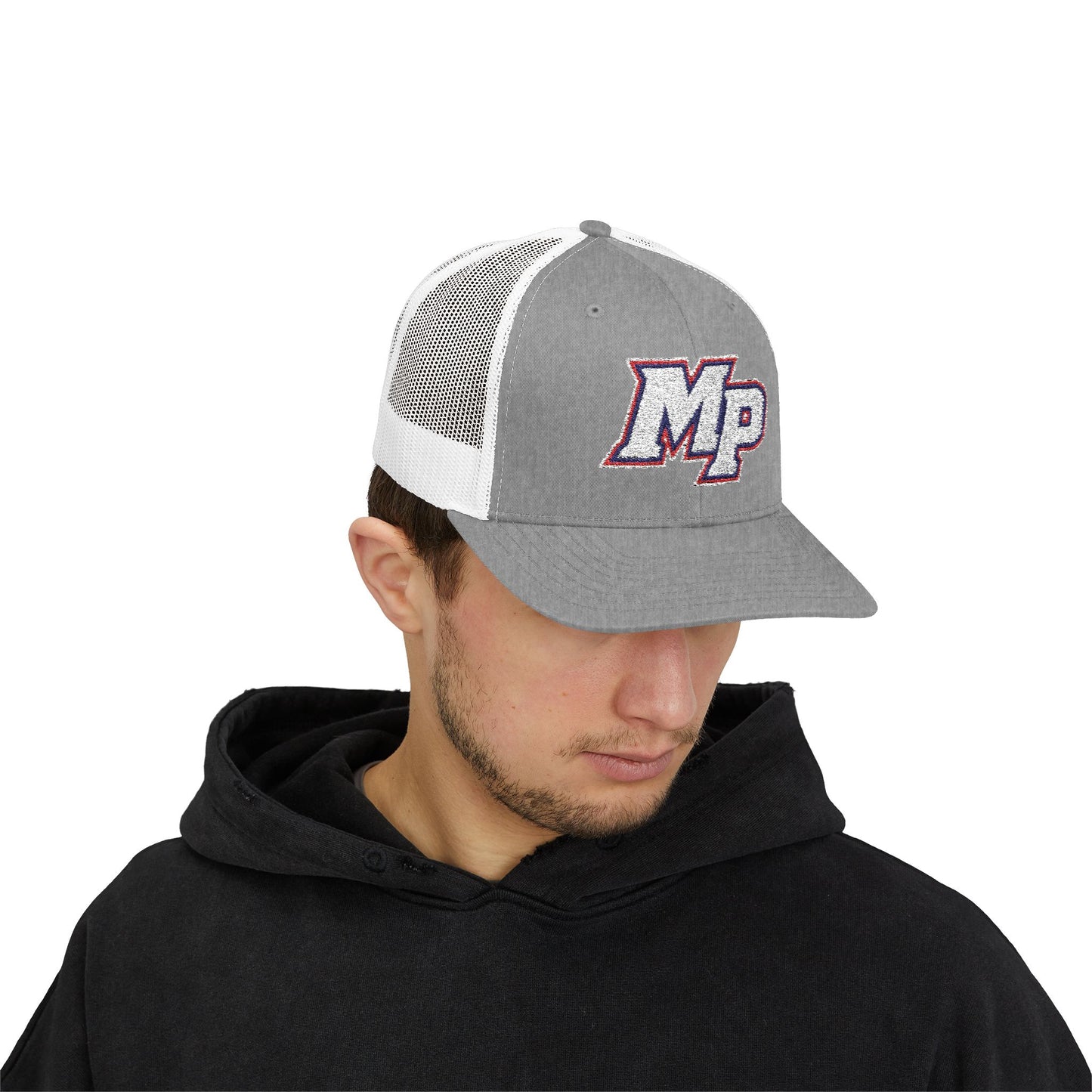 MP Football Logo Embroidered Trucker Cap