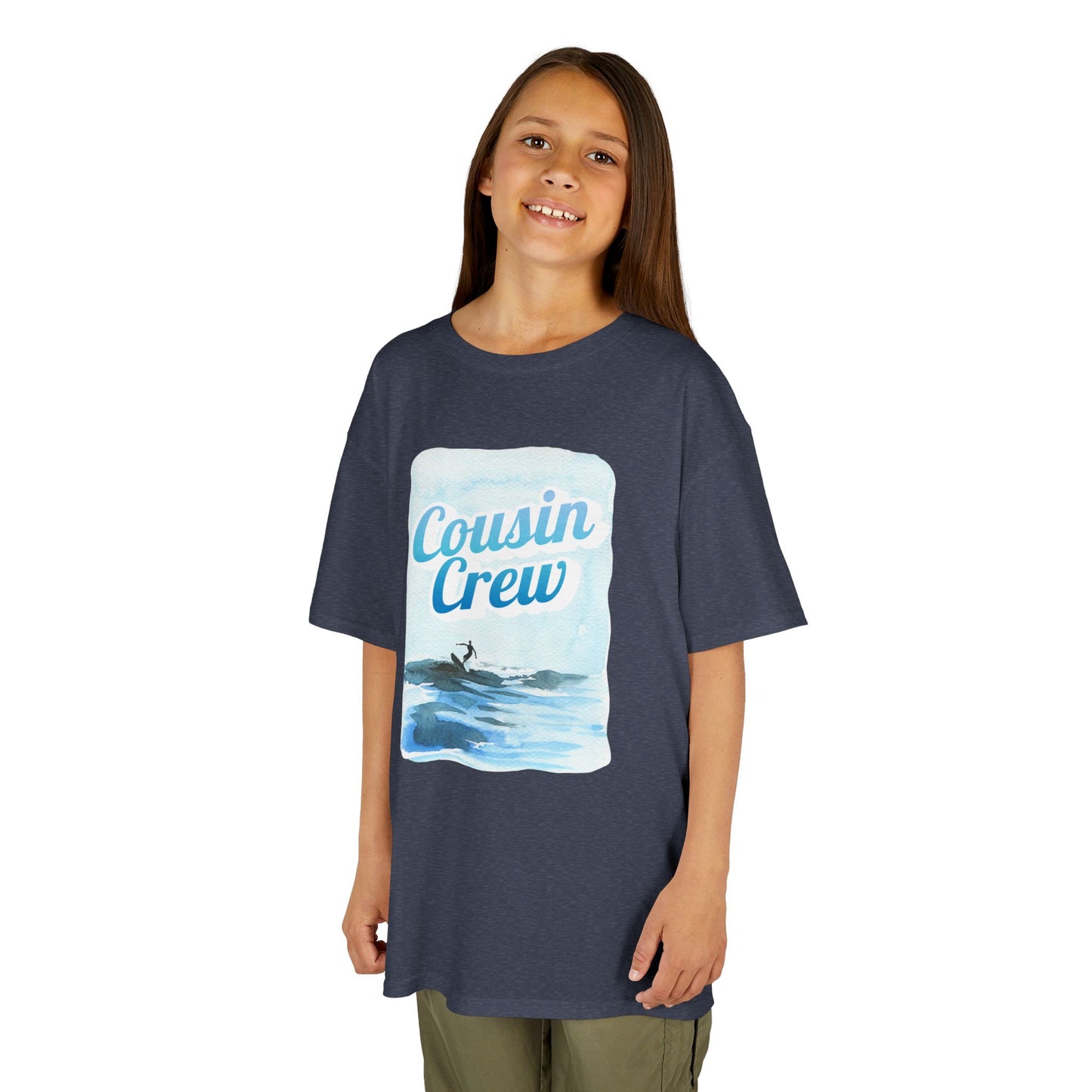 Cool Cousin Crew Kids Tee - Summer Fun, Family Gatherings, Beach Days, Mini Collection