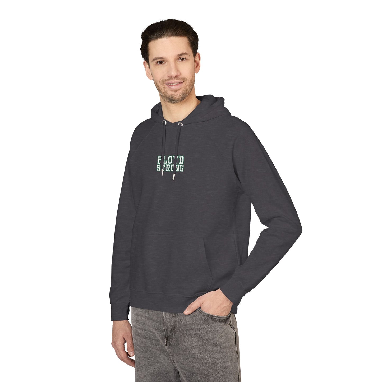 FLOYD STRONG Embroidered 'Plant Friend' Eco Raglan Hoodie