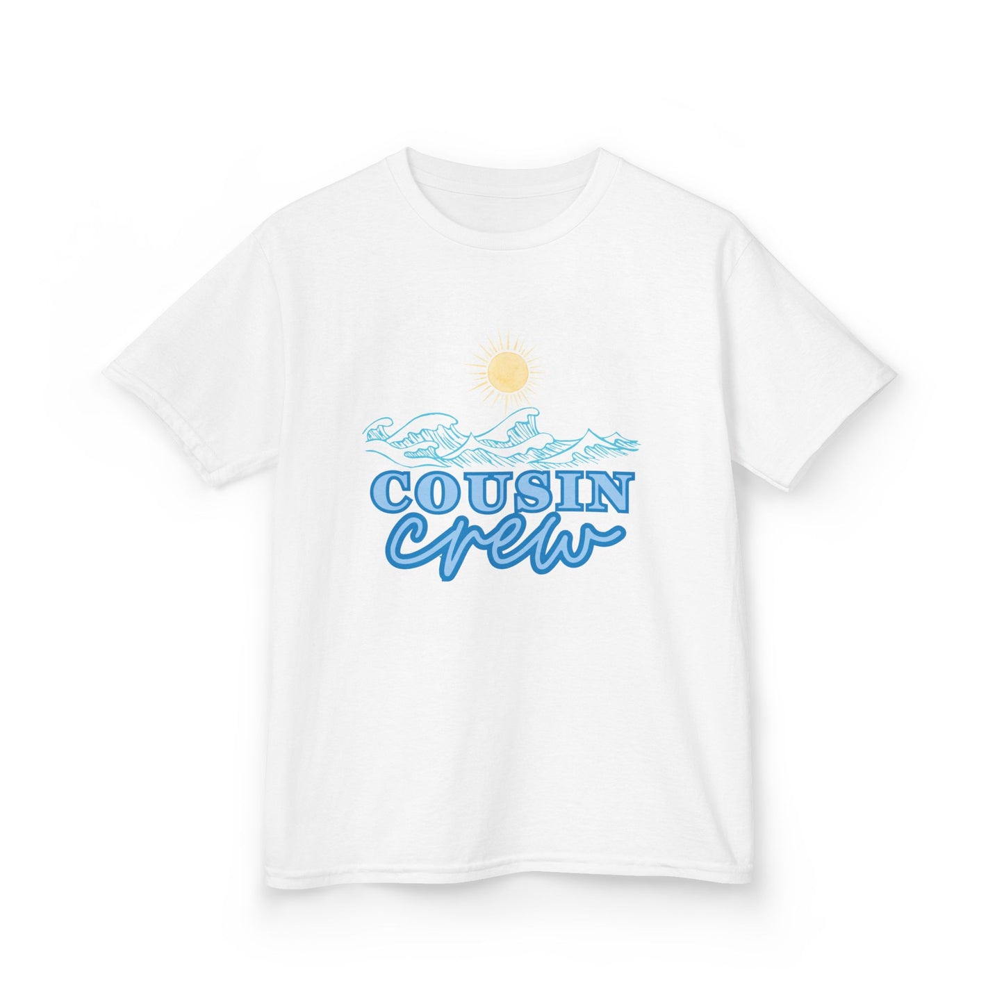 Cool Cousin Crew Kids Tee - Summer Fun, Family Gatherings, Beach Days, Mini Collection