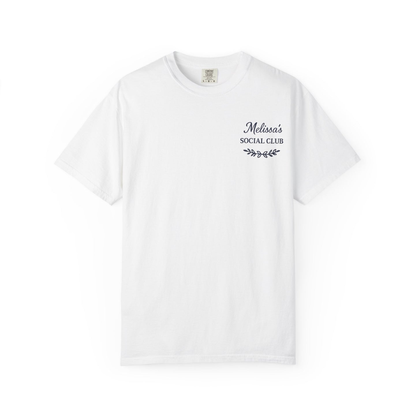 Melissa's Social Club T-Shirt —Personalized